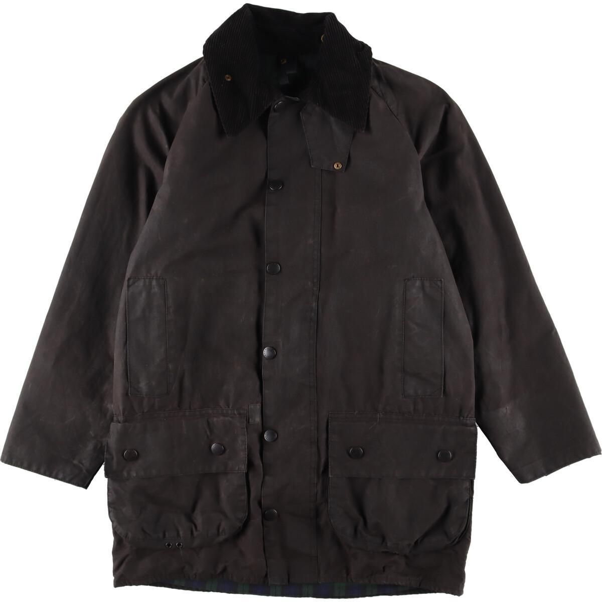 古着 バブアー Barbour BEAUFORT ビューフォート 旧3ワラント オイルド ハンティングジャケット 英国製 メンズS /eaa281831
