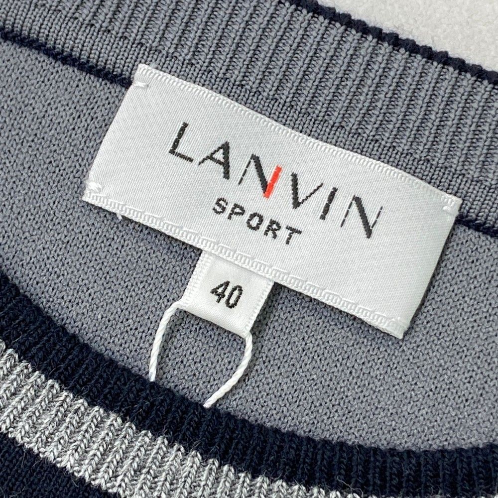 サイズ：40 LANVIN SPORT ランバン スポール ウール混 ニット