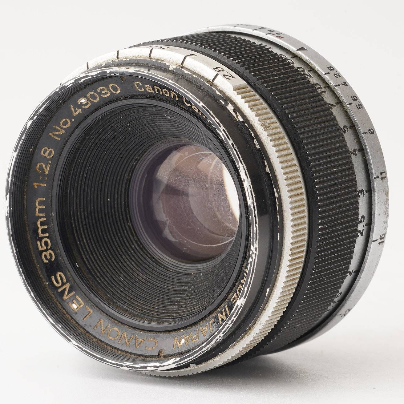 CANON LENS 35mm F2.8 L39マウント（スクリュー） ケース付き Canon