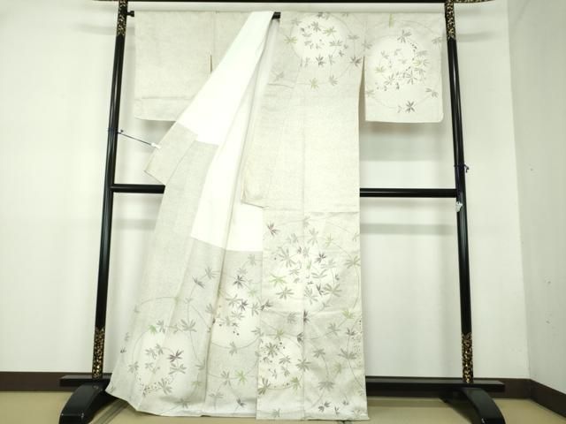 平和屋着物●訪問着　唐草文　暈し染め　金彩　正絹　逸品　未使用　DAAX4393ps 平和屋着物○訪問着 唐草文 暈し染め 金彩 正絹 逸品 未使用