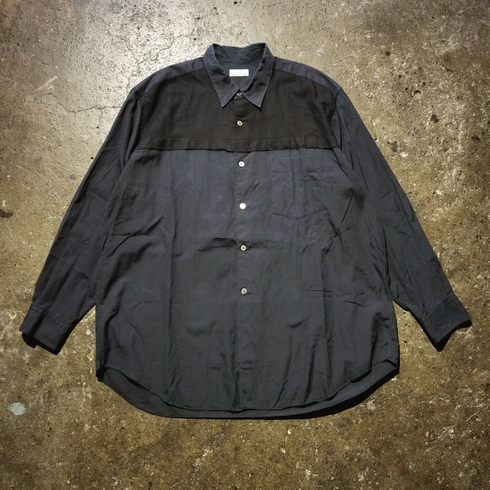 COMME des GARCONS HOMME 94aw ヨーク切替 シャツ 1994aw AD1994 90s コムデギャルソンオム