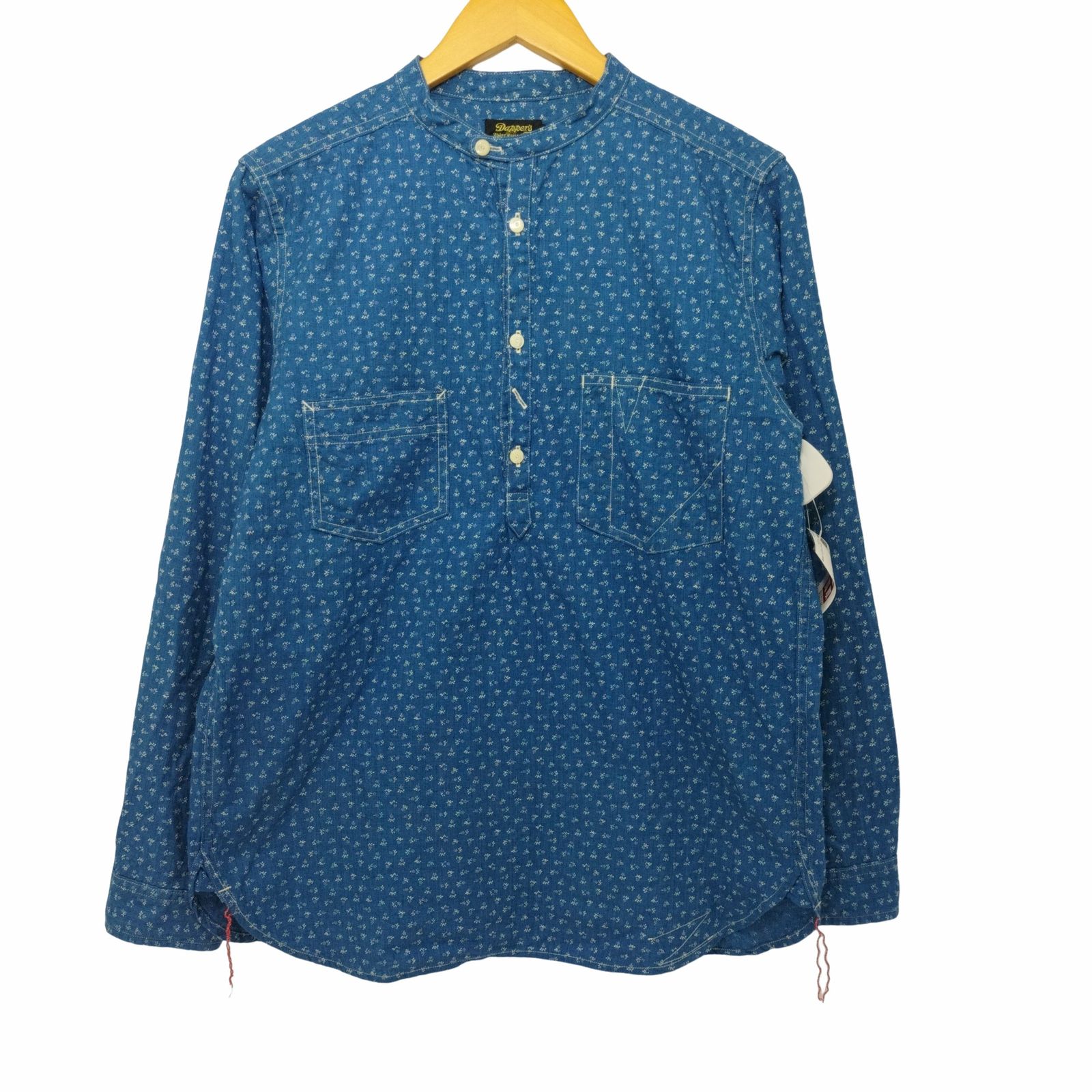 ダッパーズ Dapper's Classical Stand Collar Pullover Work Shirts メンズ US：40 