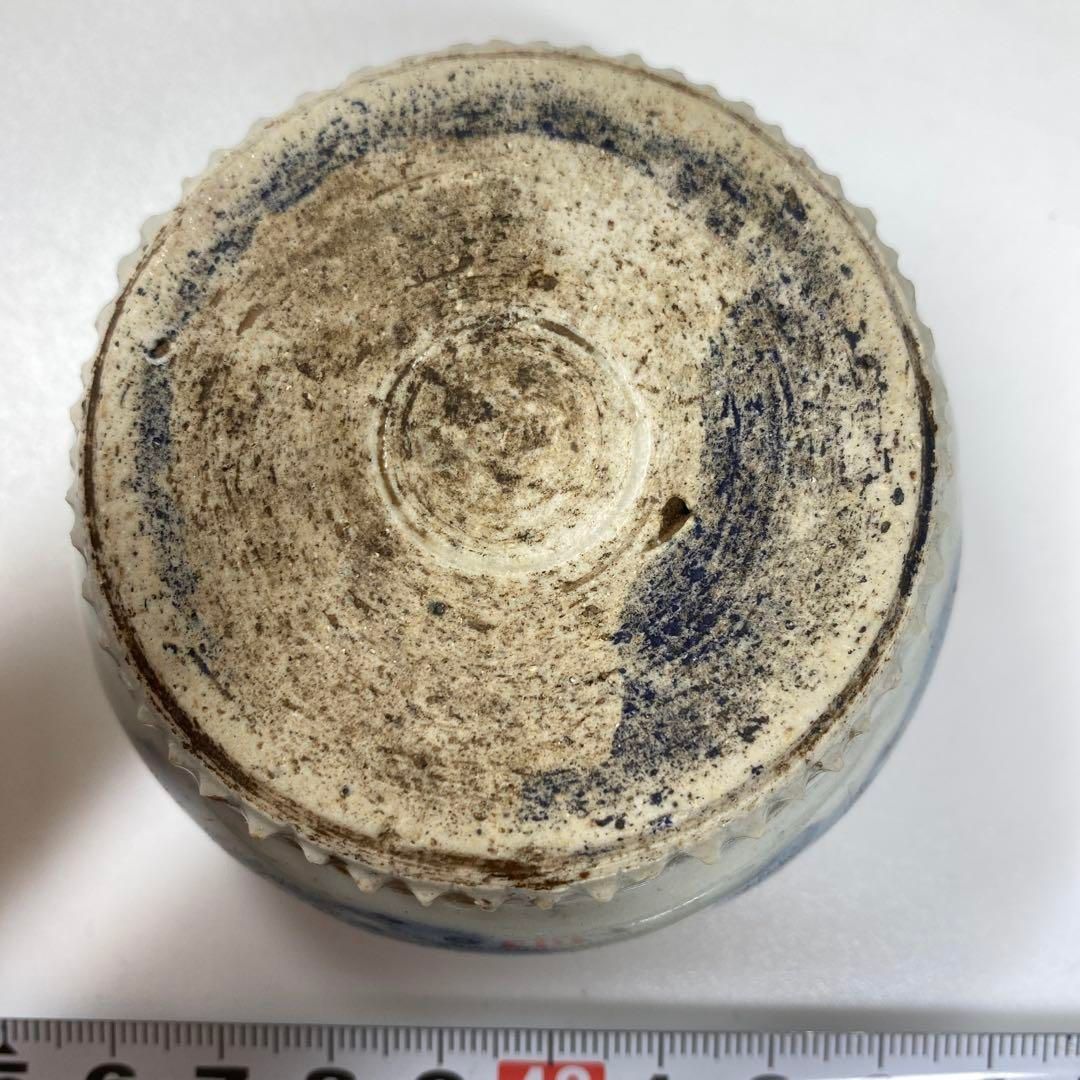 李朝 染付 水孟 直径7.4㎝ 高さ3.2㎝ タルカ 東な6-1228☆2F - メルカリ