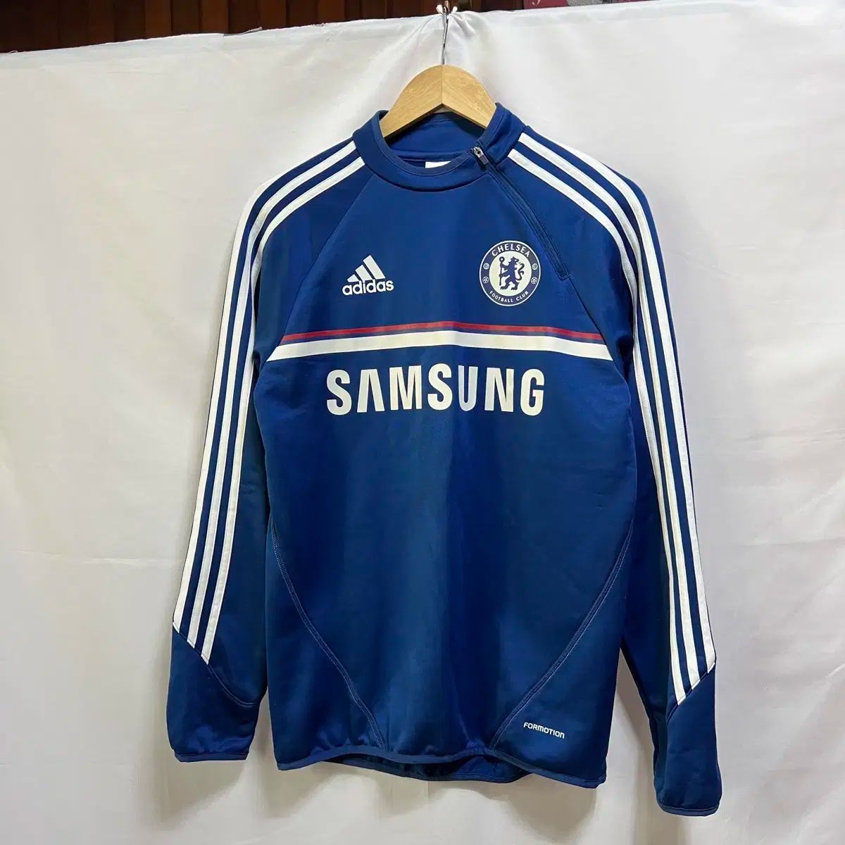 純正品/ 95 adidas(アディダス) チェルシー FC トレーニング ドリルトップ/ハーフジップアップ - メルカリ