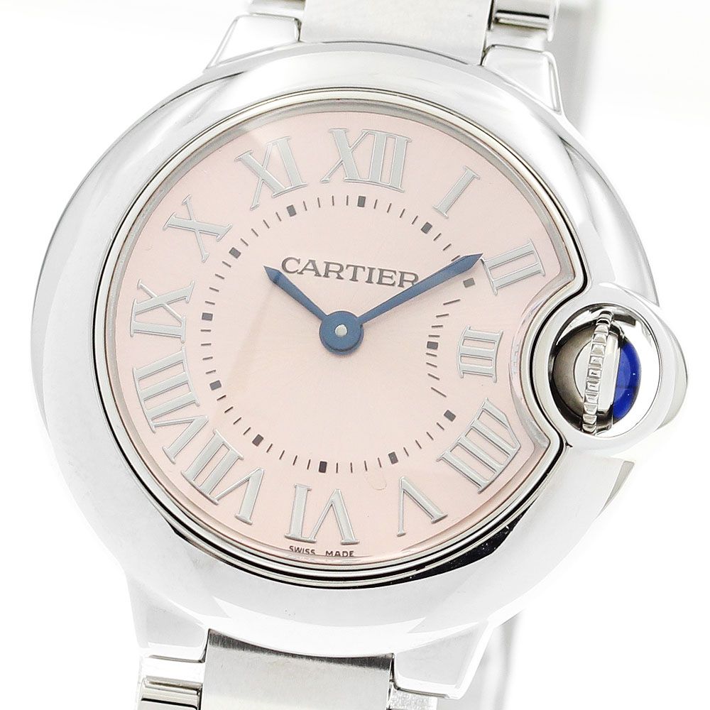 カルティエ CARTIER W6920038 バロンブルー クォーツ レディース美品