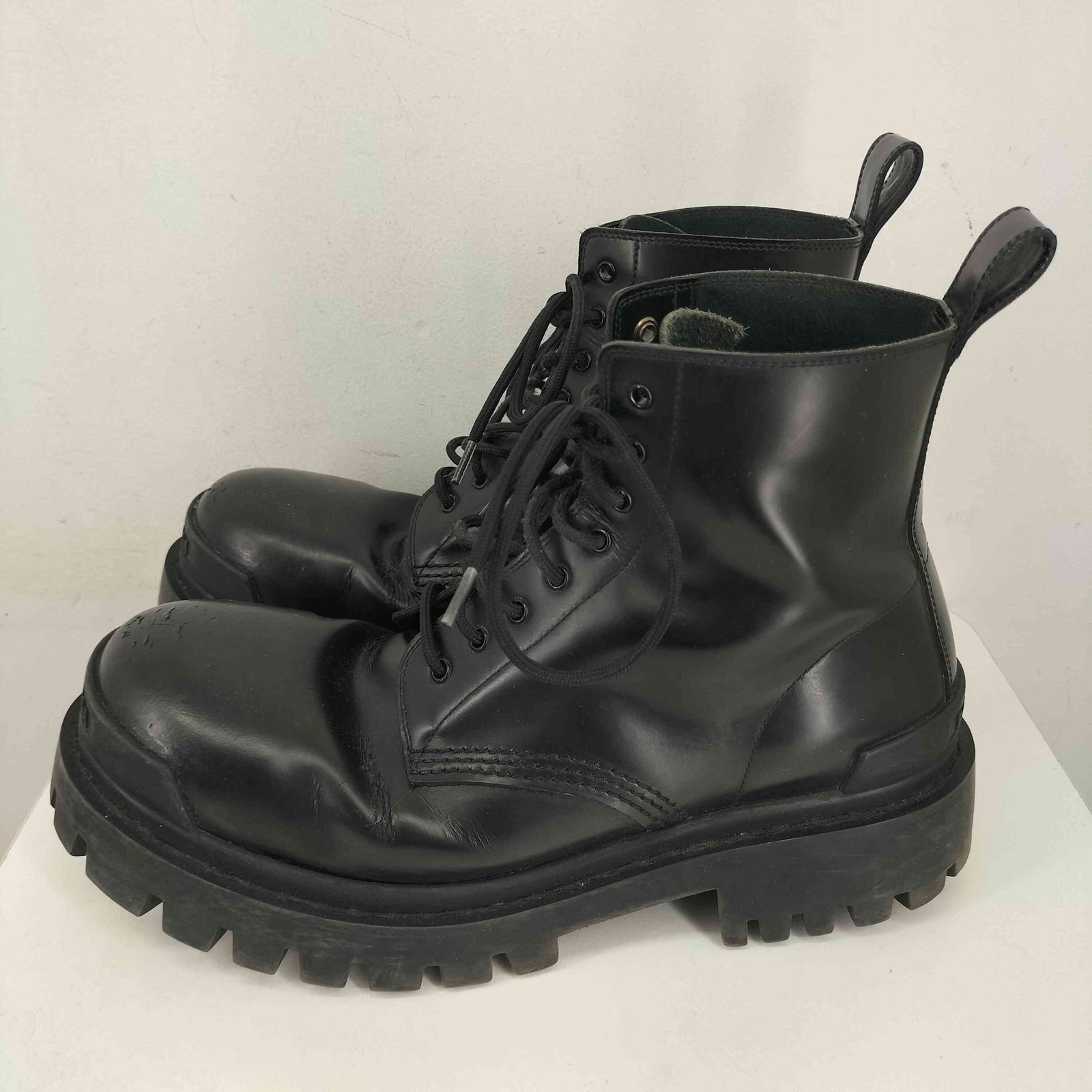 バレンシアガ BALENCIAGA ストライクレースアップブーツ メンズ