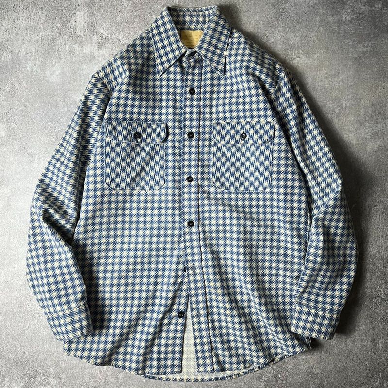 sears シアーズ　ネルシャツ　70s ヴィンテージ　チェック　USA製　XL sears シアーズ ネルシャツ 70s ヴィンテージ チェック USA製 XL