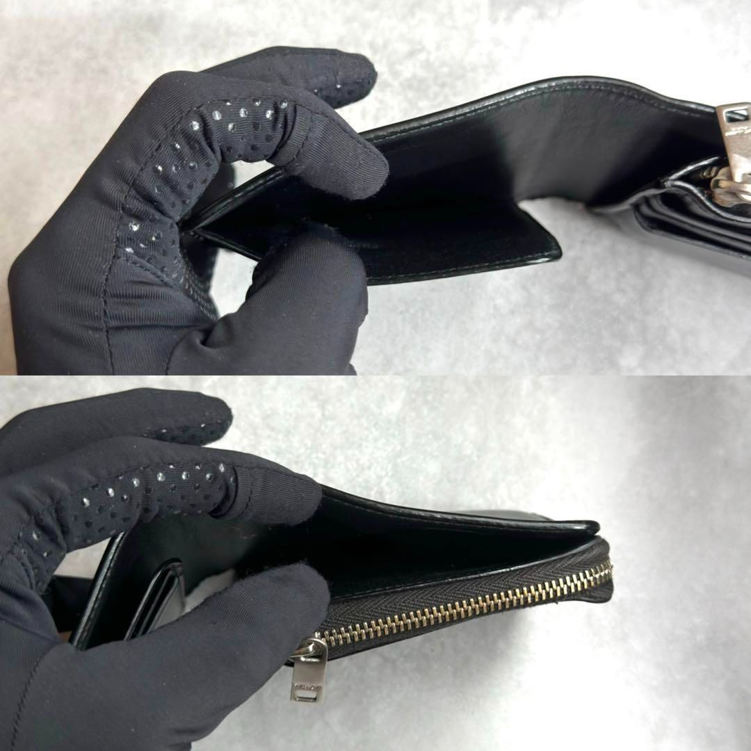 希少品】 YSL SAINT LAURENT サンローラン / カサンドラLジップ