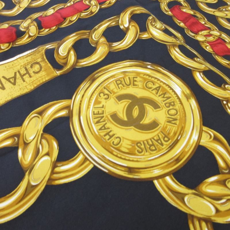 シャネル CHANEL 美品 ヴィンテージ 31 rue cambon スカーフ ストール