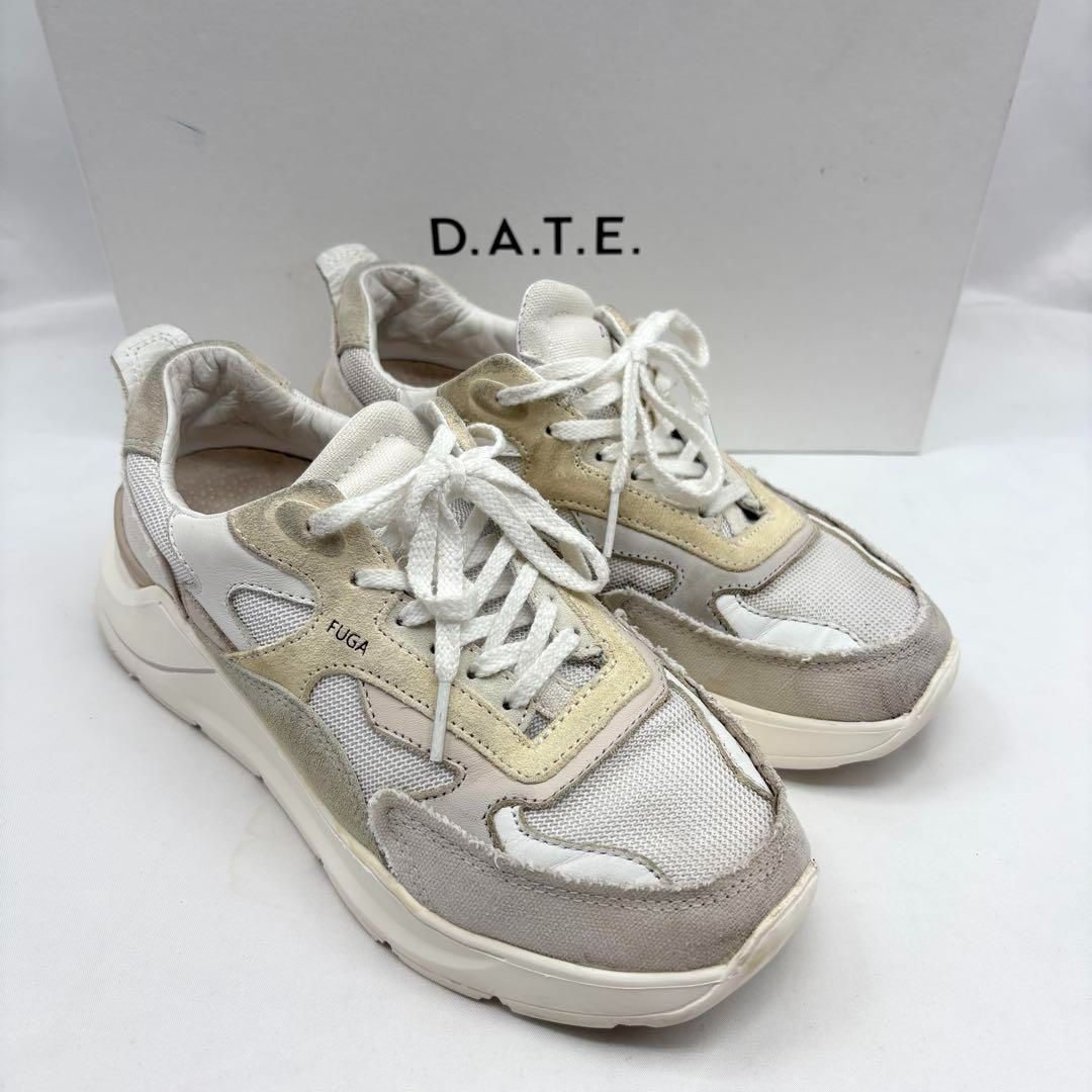 D.A.T.E. デイト FUGA ダッドスニーカー テックスニーカー 厚底 カジュアル モード 23.5cm
