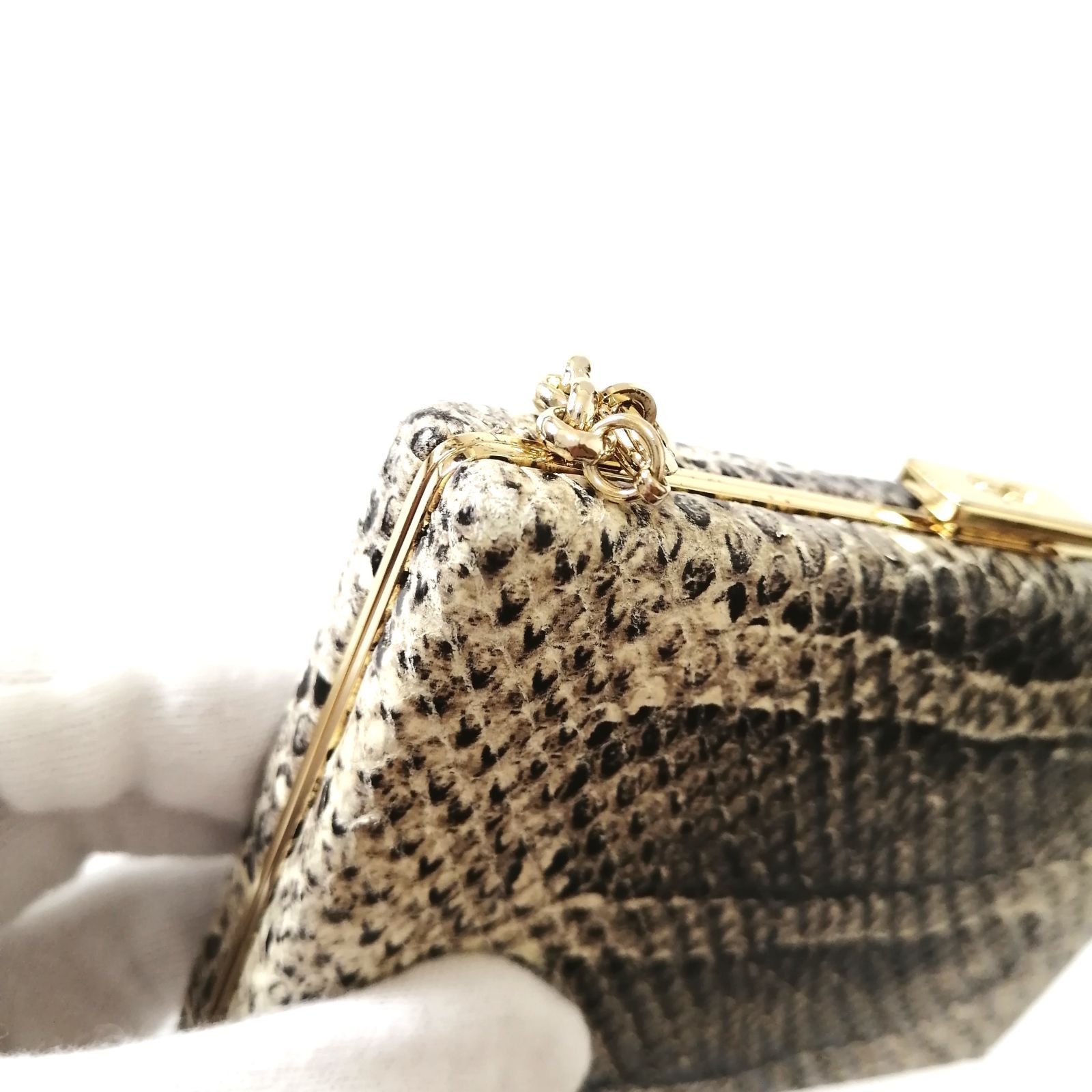 売約済です！アニヤハインドマーチ　ジップカードケース　パイソン Peeping Eyes ジップ・カードケース | Anya Hindmarch JP