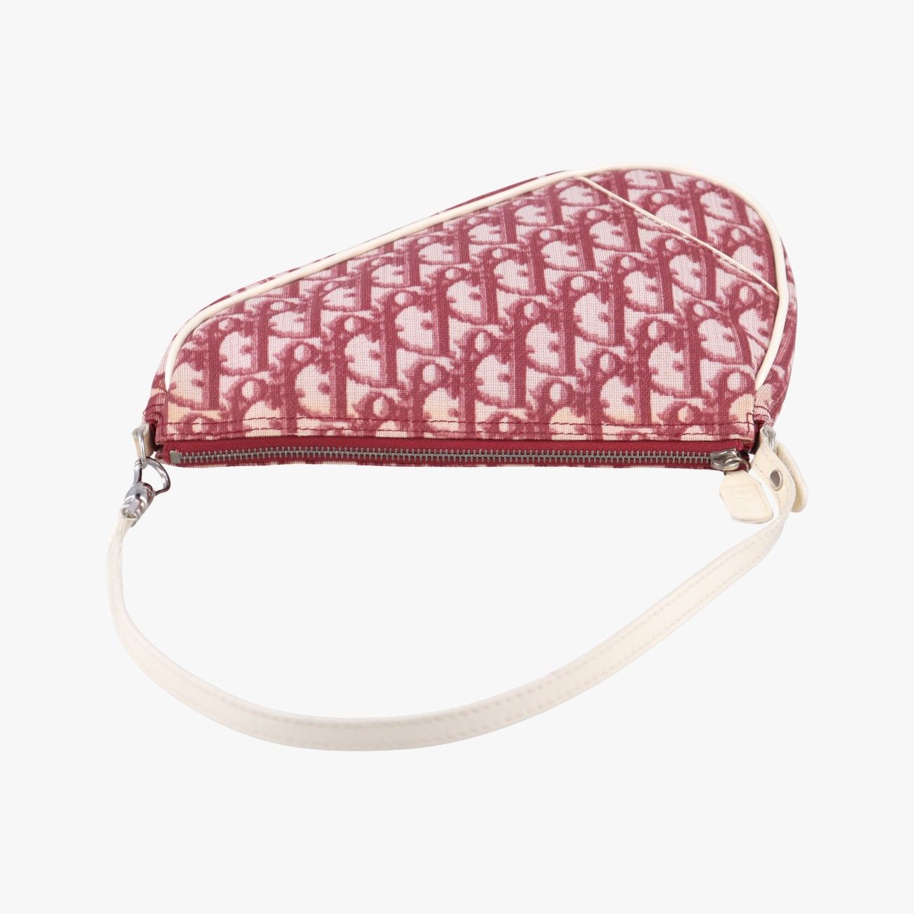 クリスチャンディオールChristian Diorサドルボルドー×ホワイトジャガードCM 0092 DECORATOM_COM_BR