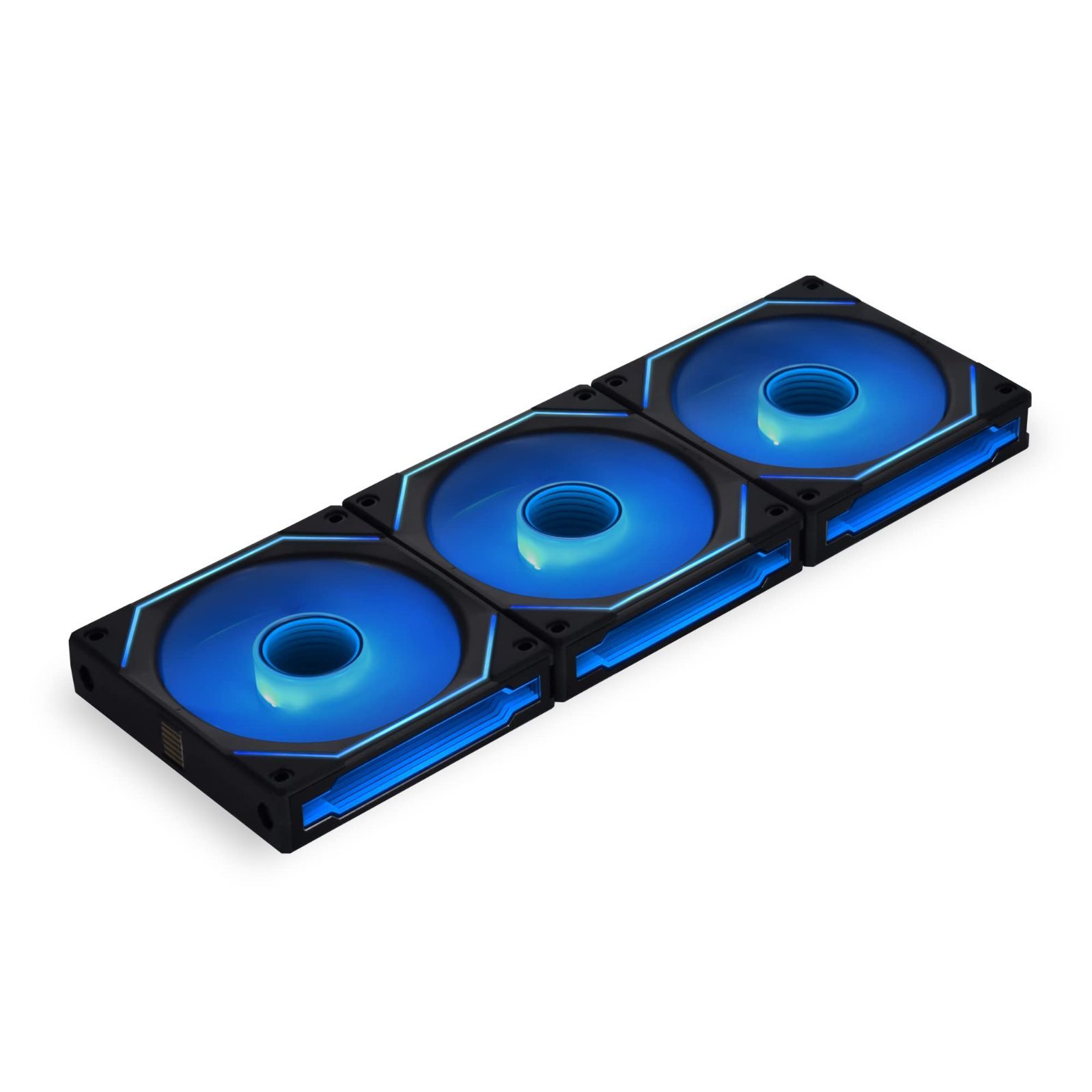 新品 LIANLI ケースファン 「UNI FAN」シリーズ UNI FAN SL INFINITY 120 ブラック 3Pack デイジーチェーン リバーシブルケーブルモジュール インフィニティーミラー搭載 日本正規代理店品