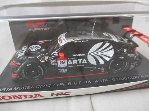 ミニカー ARTA Mugen Civic Type R GT500 12月予約】スパーク 1/64 ARTA MUGEN CIVIC TYPE R-GT No.16