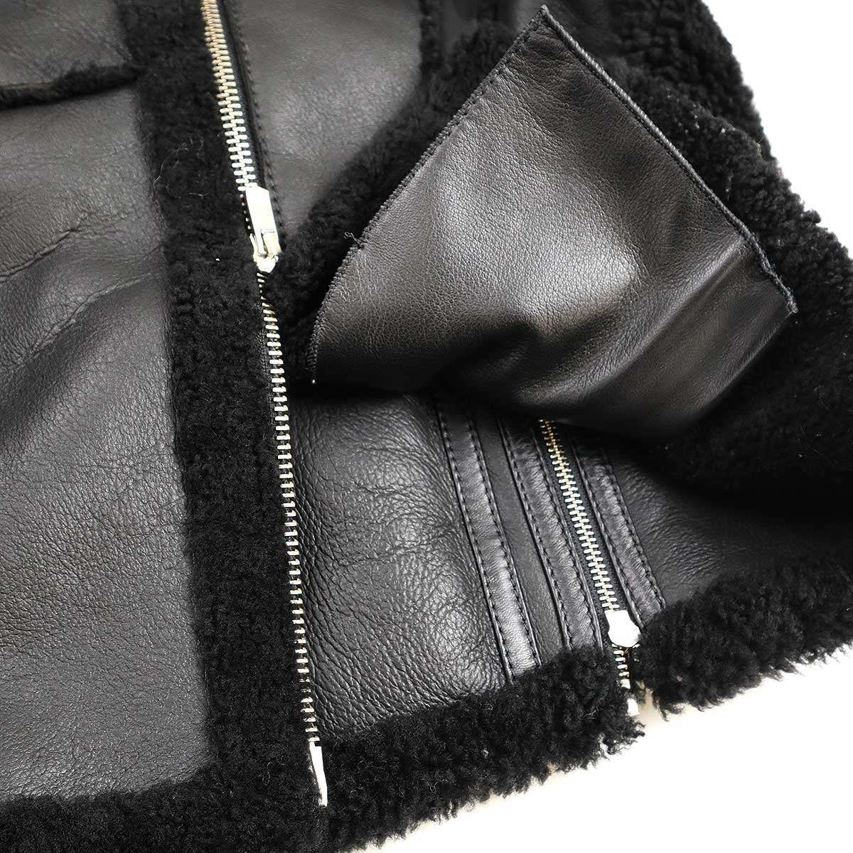 PETER DO ピーター ドゥー 20SS Black Car Seat Shearling