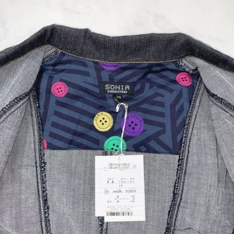 新品タグ付き】SONIA BY SONIA RYKIEL ソニアバイソニアリキエル デニムジャケット 38 M ブルー プレゼント ギフト 上着 羽織  アウター - メルカリ