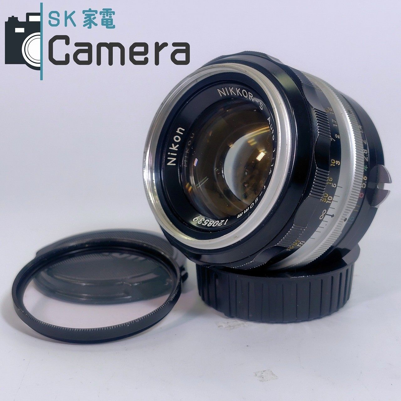 Nikomat FT Nikkor 50mmF1.4 非AI 動作確認済み美品 Nikon NIKKOR-S Auto 50mm F1.4 非Ai ニコン キャップ