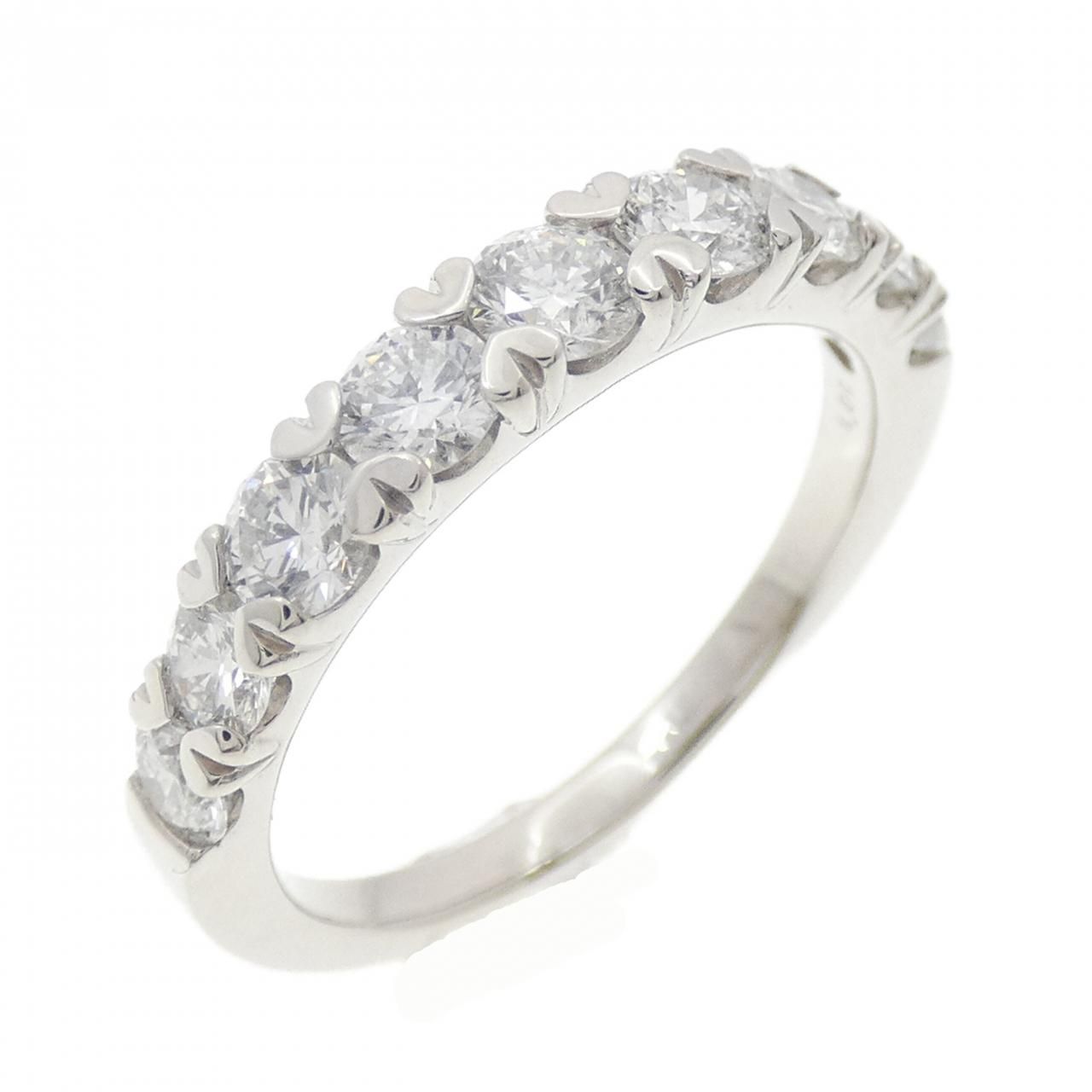 PT900 ハーフエタニティ ダイヤモンド リング 1.00CT - メルカリ