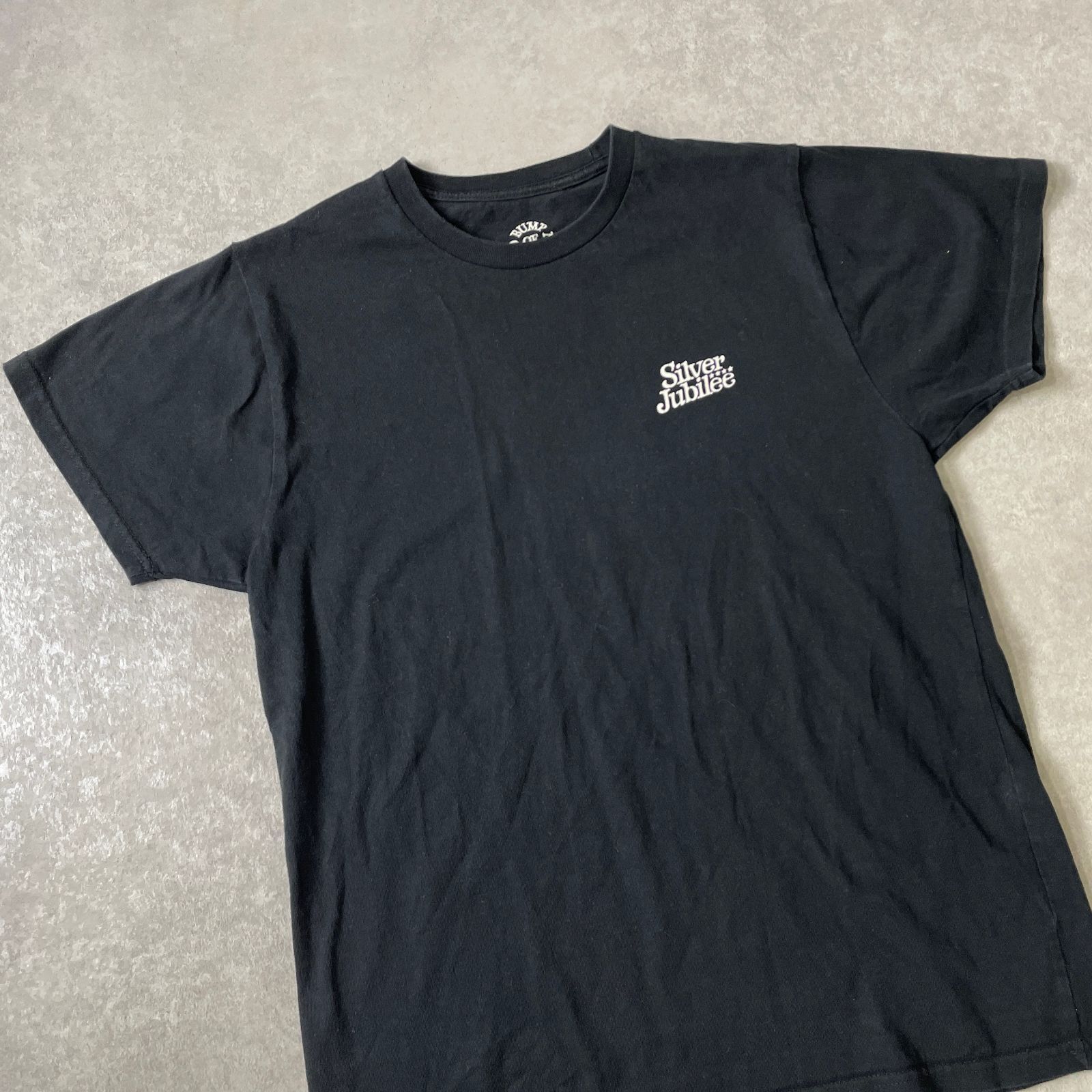BUMP OF CHICKEN☆スティッチTシャツ灰L☆バンプオブチキン BUMP OF CHICKEN Silver Jubilee Tシャツ バンドTシャツ