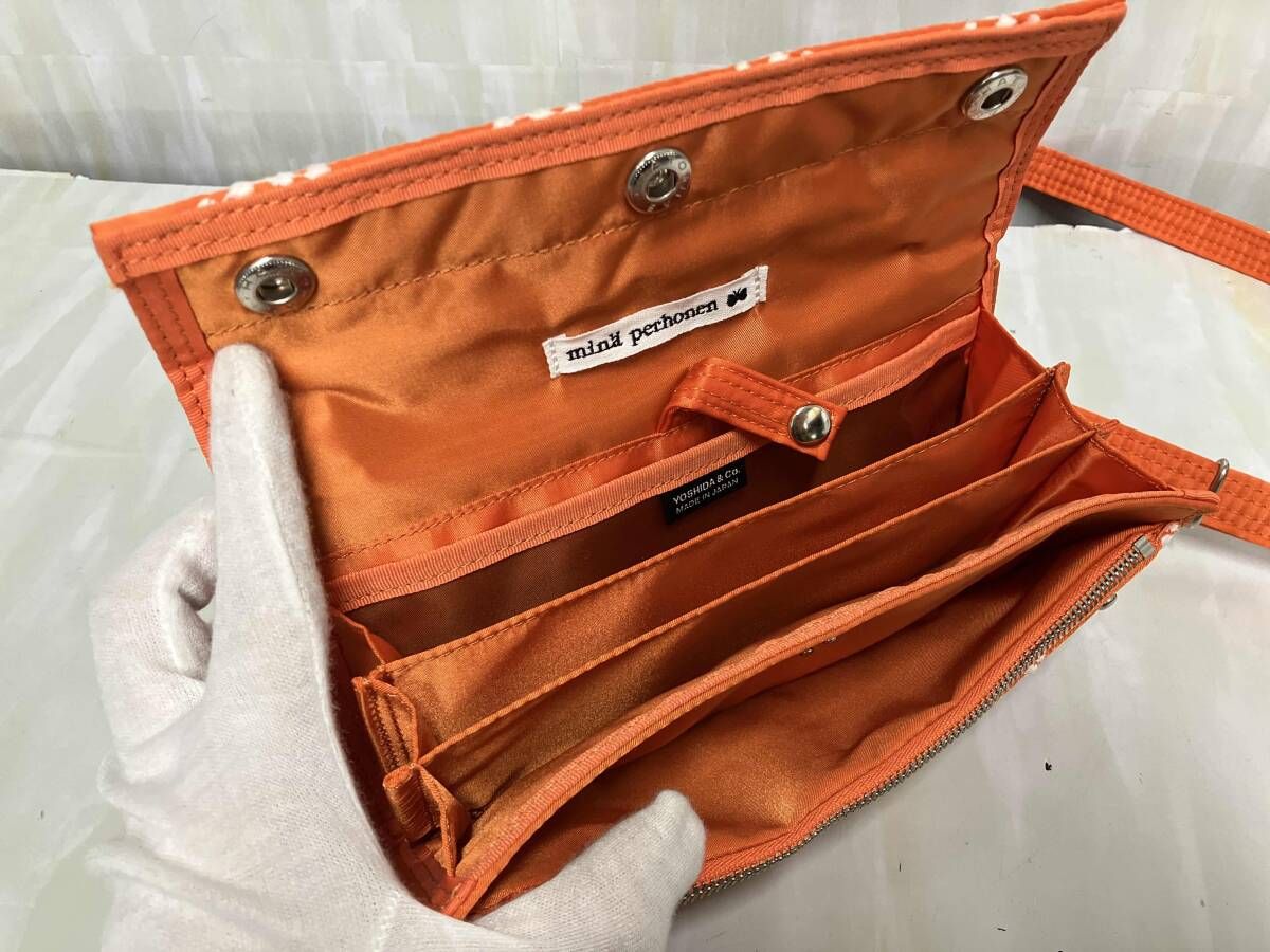 mina perhonen × PORTER tambourine LONG WALLET ミナペルホネン