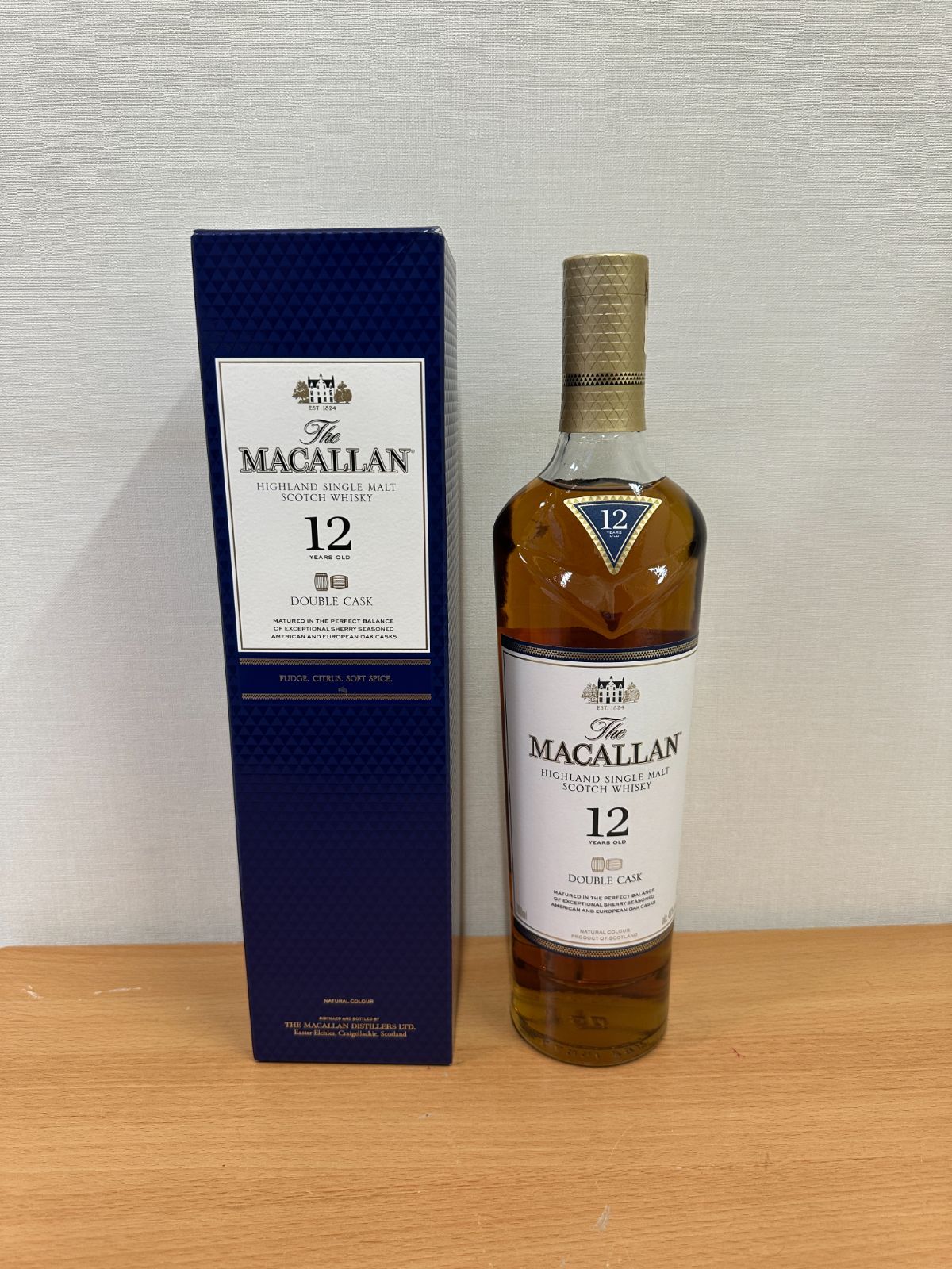 □MACALLAN マッカラン12年 スコッチウイスキー 700ml 40％ 未開栓 箱
