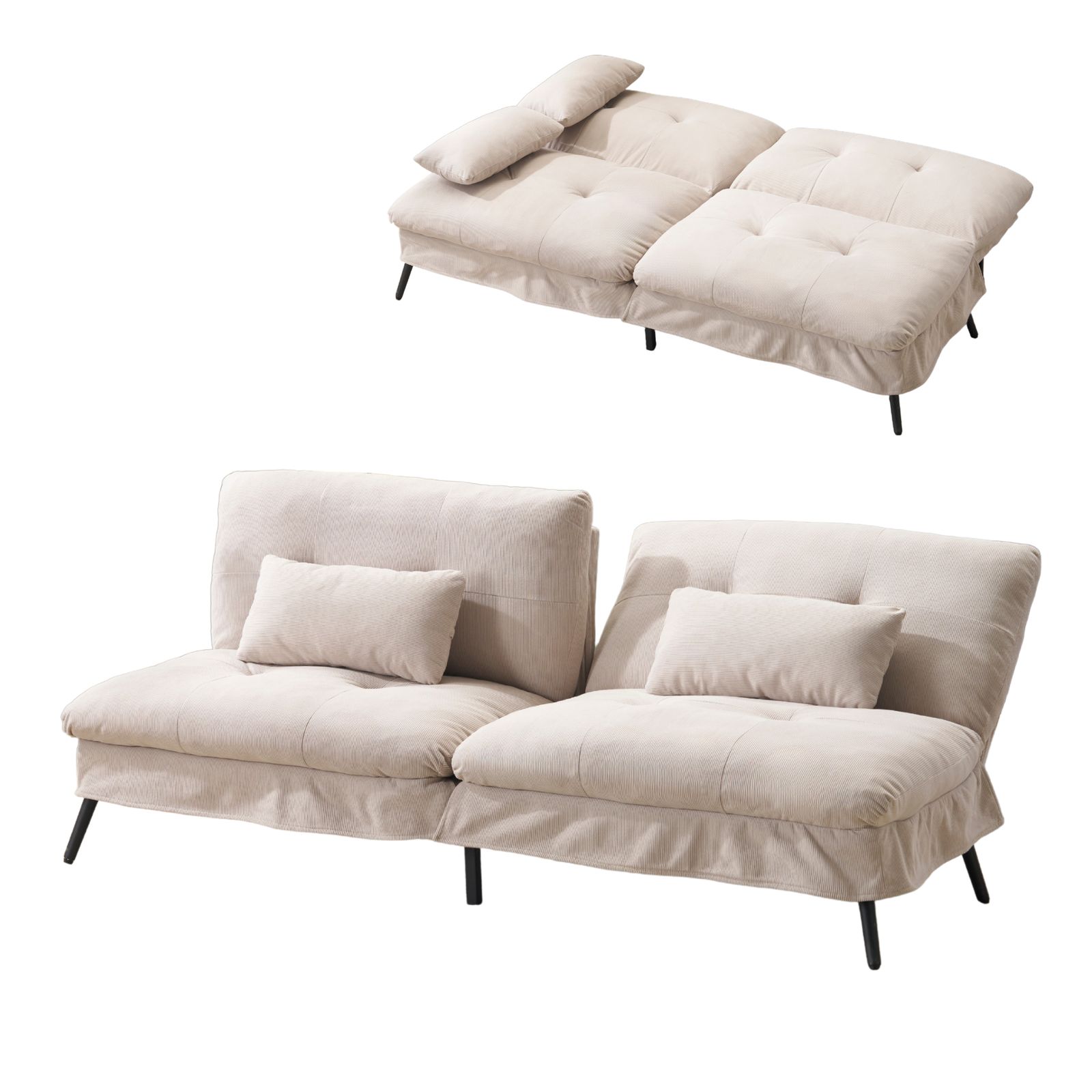 数量限定セール」ソファベッド ソファ ベッド 組立て簡単 事務室用