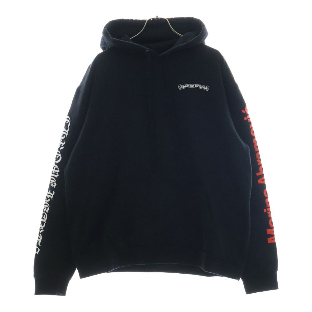 CHROME HEARTS クロムハーツ MARINA ABRAMOVIC Hoodie マリナ アブラモビッチ バック ロゴプリント プルオーバー パーカー ブラック