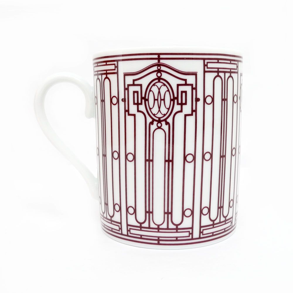 名東 エルメス マグカップ H DECO レッド 赤 ホワイト 白 陶器 食器 小物 その他