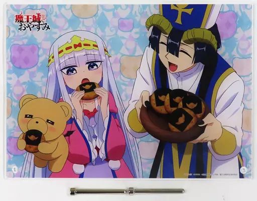 赤字超特価，限定セール 【中古】アクリルスタンド・アクリルパネル スヤリス姫＆でびあくま＆あくましゅうどうし アニメ描き下ろしビッグアクリルキャラクタープレート 「Blu-ray 魔王城でおやすみ」 あみあみ全 アクリルスタンド
