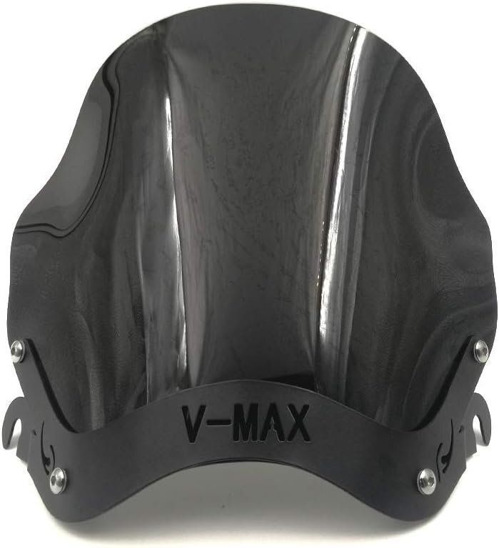 バイク用ウインドスクリーン 風防 ウインドシールド ブラケット セット バイク スクリーン For V-MAX VMAX 1200 1985-1986