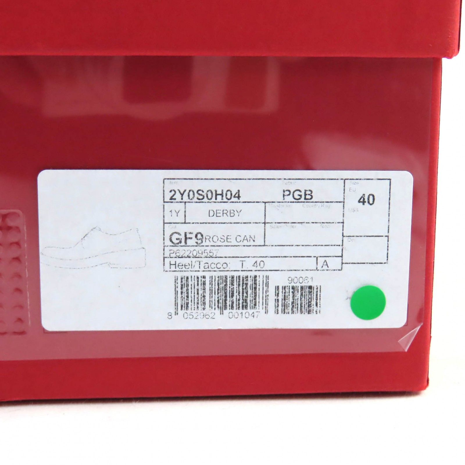 Valentino Garavani ヴァレンティノガラヴァーニ 2Y0S0H04 ロックスタッズ レザー ダービーシューズ ピンクベージュ 40 箱 保存袋付き イタリア製 メンズ CAMPINGPARCCENTRAL_COM