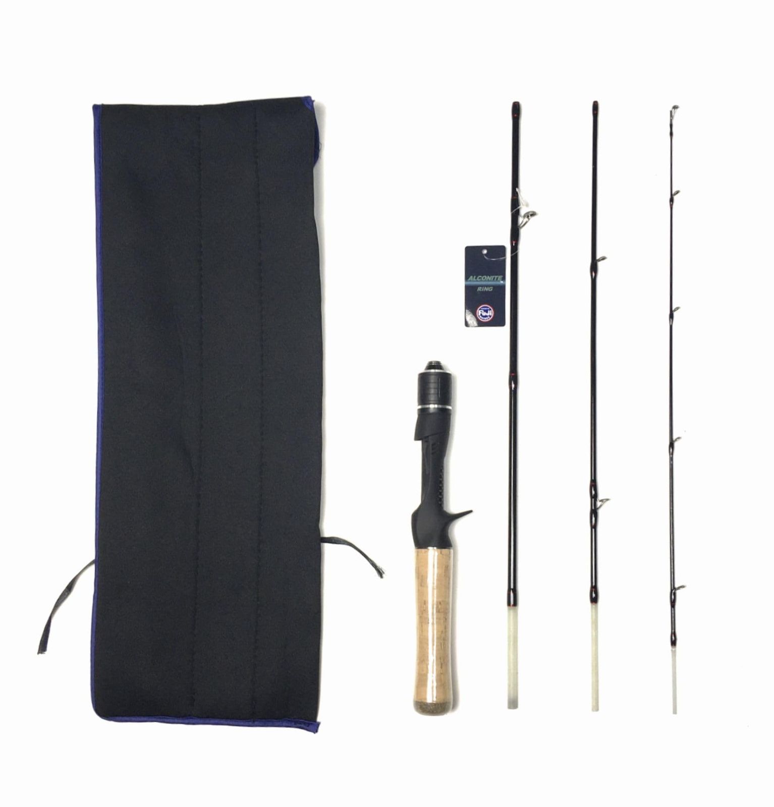 Fujiガイド 4.6フィート ベイトパックロッド 4ピース (UL) 渓流ベイト ベイトフィネスロッド トラベルロッド トラウトロッド 岩魚 山女 ニジマス エリアトラウト [Fuji製ガイド4.6ftベイトパックロッド4ピース(UL)]