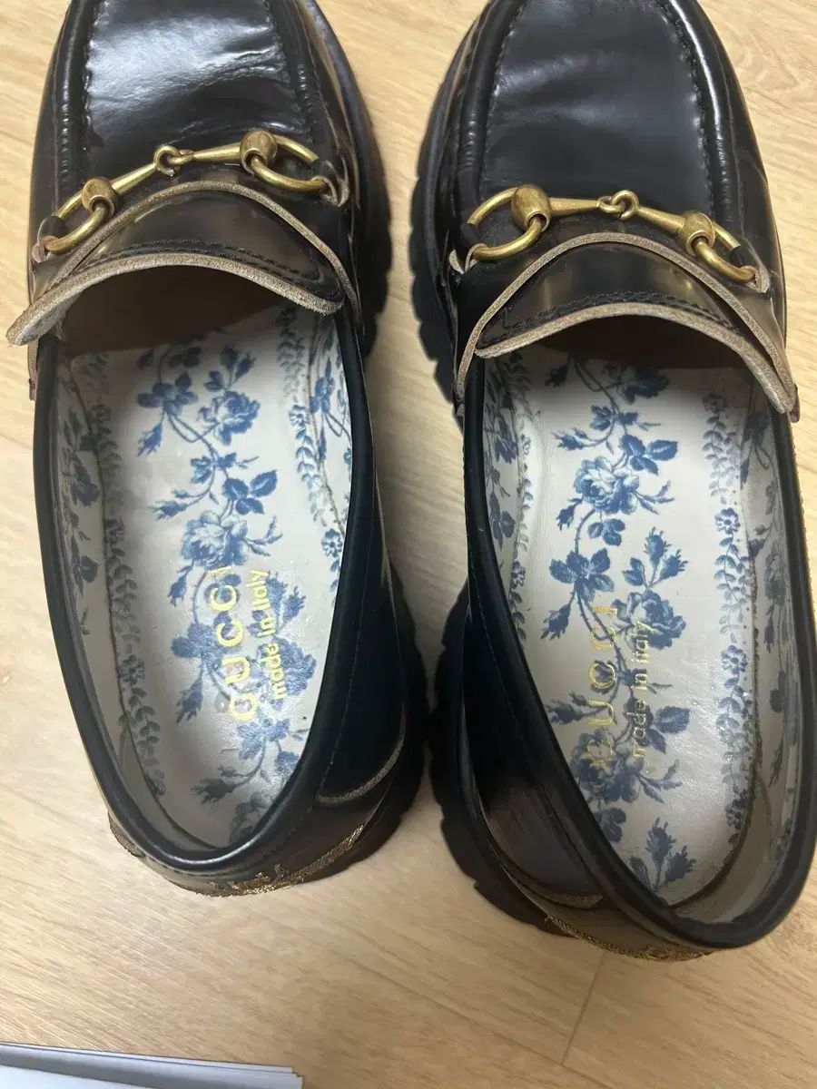 GUCCI(グッチ) ラグソール ホースビット ローファー 7 5 サイズ