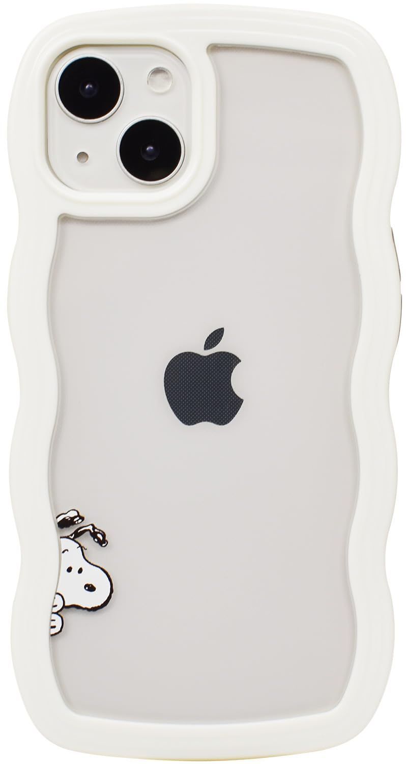 【数量限定】アンチ指紋 ワイヤレス充電対応 高耐久性 レンズ保護 高級テクスチャ カバー スマートフォンケース クリア スマホケース ケース 用 イフォン14 iPhone14 スヌーピー