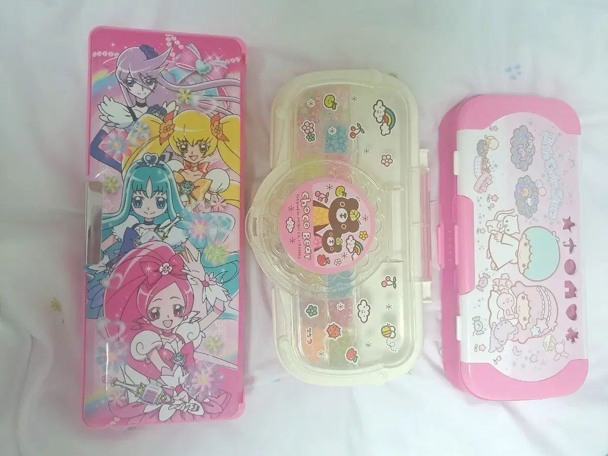 ハートキャッチ プリキュア ツインエンジェル チョコベア 古典 文具 筆箱 まとめ