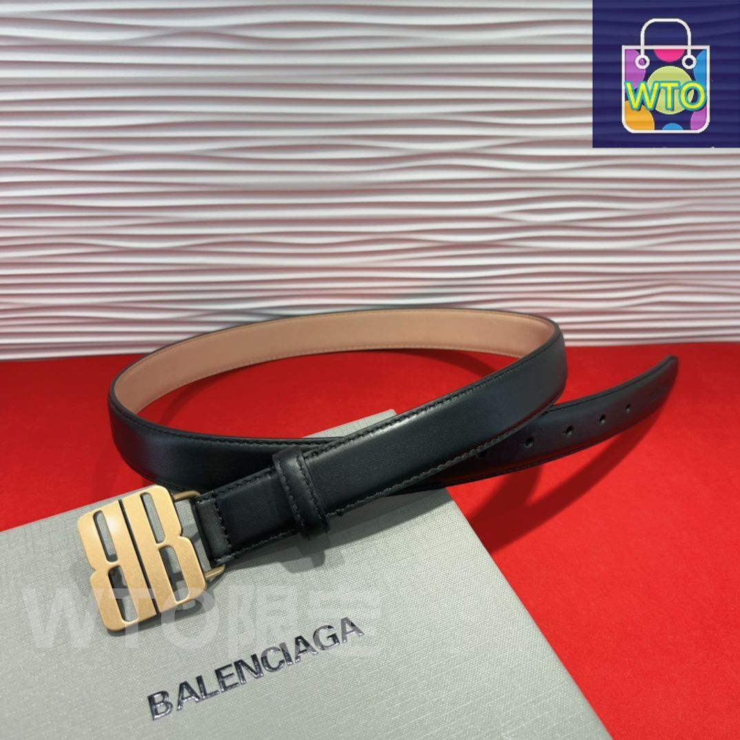 今日WTO】Balenciaga バレンシアガ レザーベルト-YBN34 BALENCIAGA