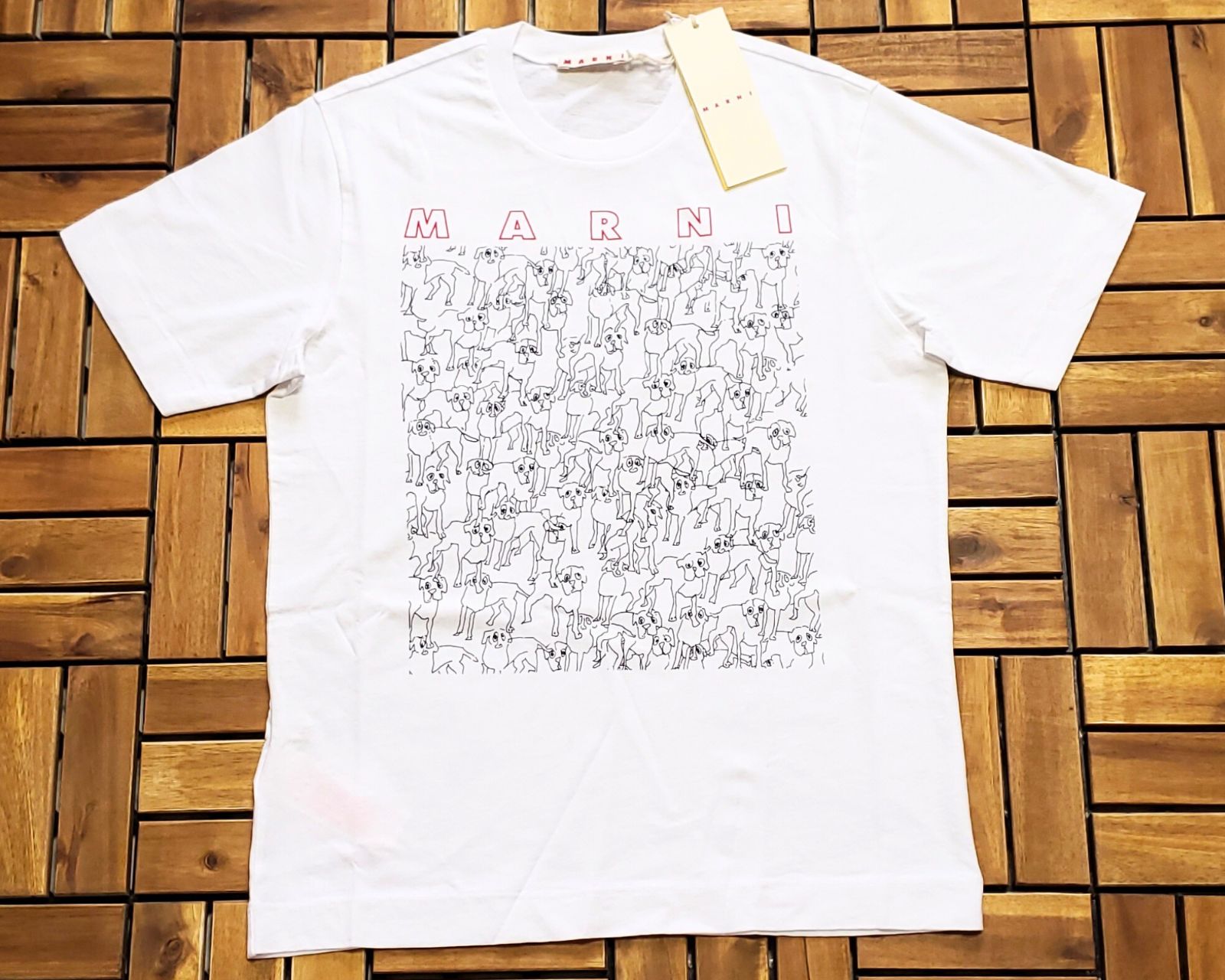 新品 2025SS MARNI キッズ レディースOK Tシャツ 160 14Y タグ付