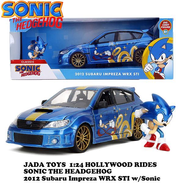 1:24 SEGA 2012 Subaru Impreza WRX STI w/SONIC THE HEDGEHOG