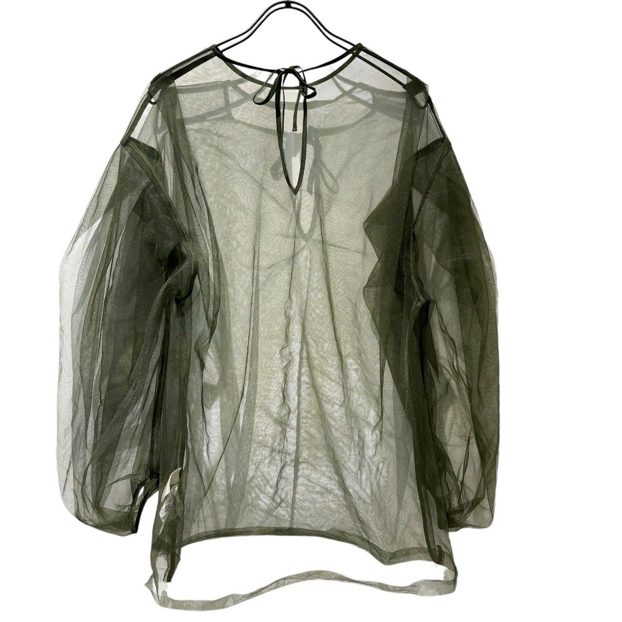 Uhr (ウーア) Tulle Pull-over 24SSUhr-CS386 ブラウス
