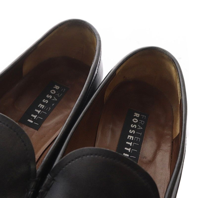 フラテッリロセッティ FRATELLI ROSSETTI ローファー レザー UK8