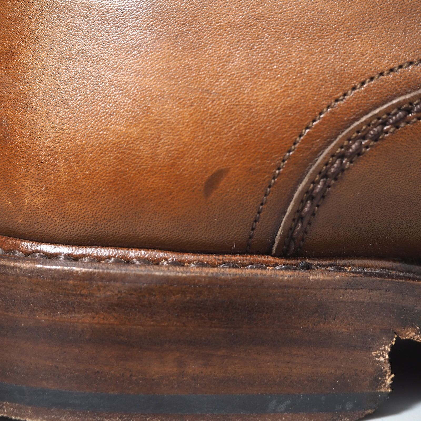 【未使用級】CORDWAINER（41.5）ストレートチップ　ブラウン cw004_21_2.jpg