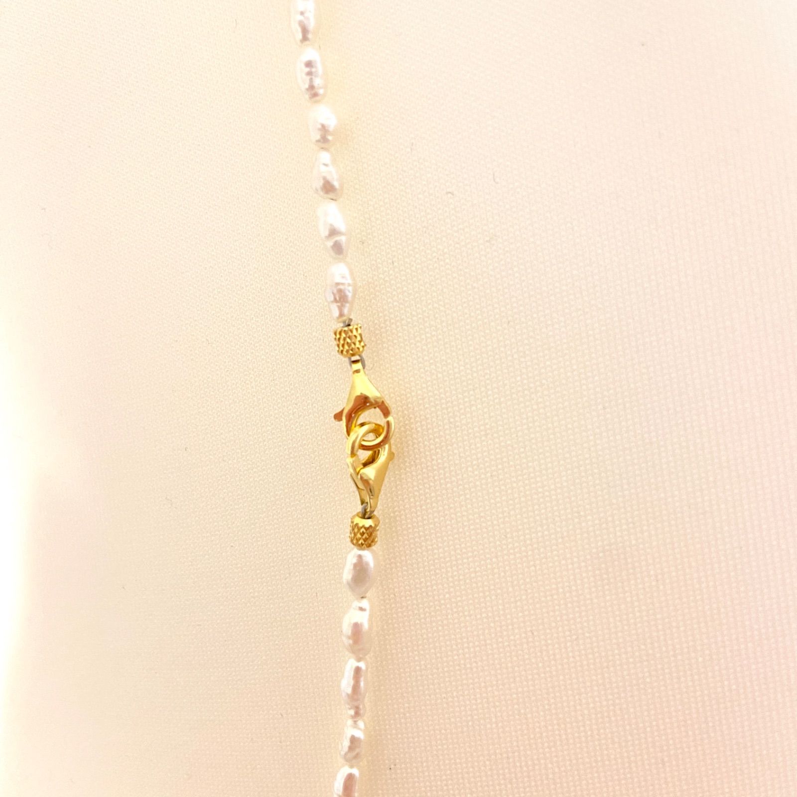 上質✨ラピスラズリ💙本真珠✨メガネチェーン　ネックレス　no.151