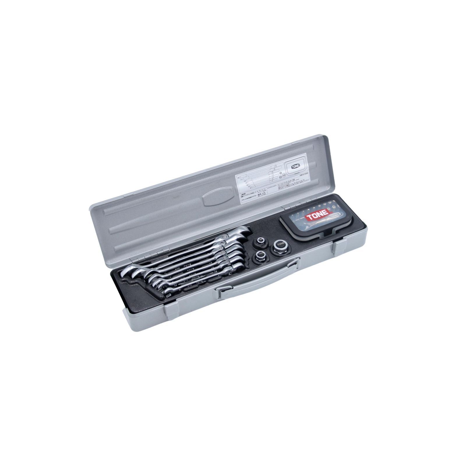 トネ TONE 首振めがねレンチビットラチェットセット RMF700BR-Y