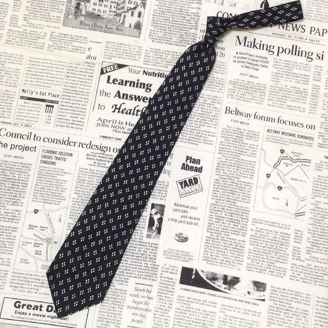 ラルフローレン RALPH LAUREN クリーニング済 微光沢 ネクタイ シルク パターン柄 ミックス H-006841 ゆうパケット