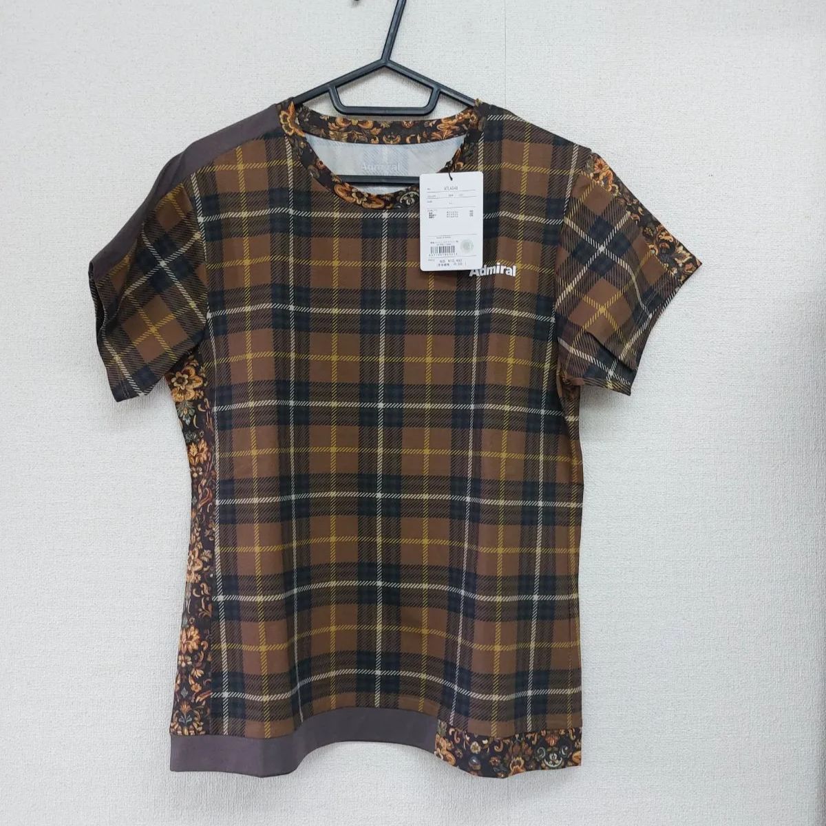 Admiral アドミラル 25AW ATLA548 アシメブロッキングアソートグラフィックTEE BRW 22 LLサイズ