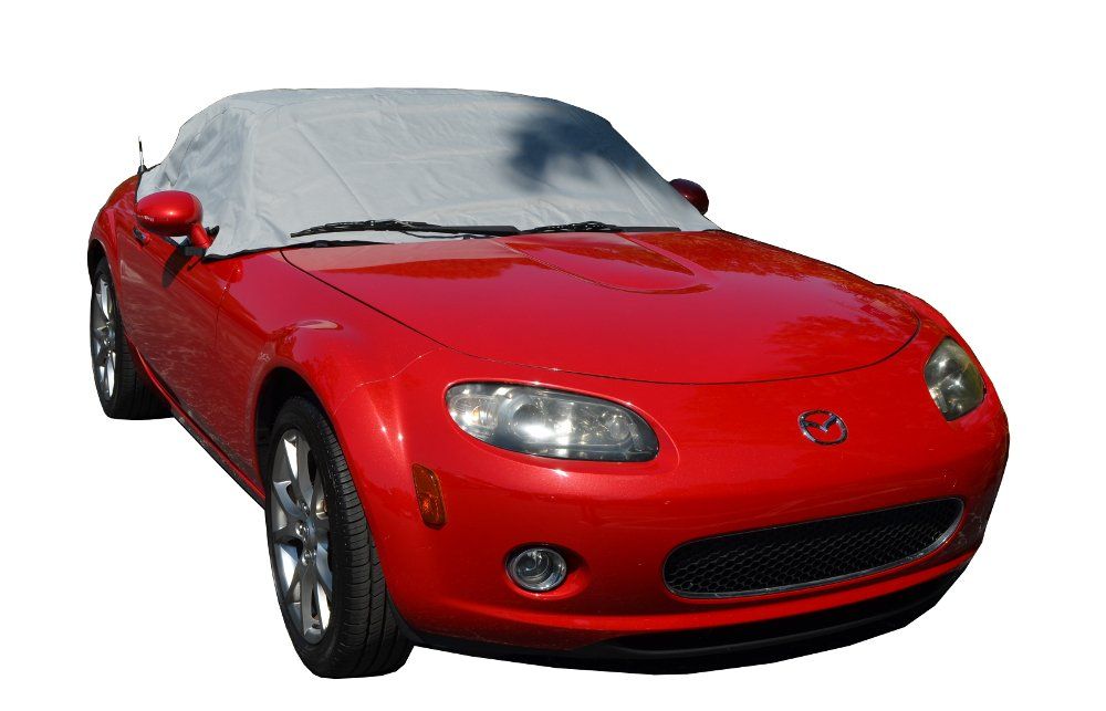 北米カスタムカバー ソフトトップルーフプロテクター ハーフカバー マツダ ミアータ MX5 Mk3 NCモデルのみ