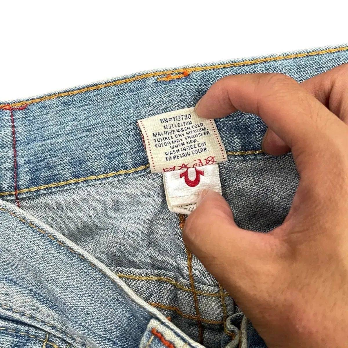 True Religion ブーツカットデニム ライトブルー True Religion - True Religion トゥルーレリジョン 503ブーツ