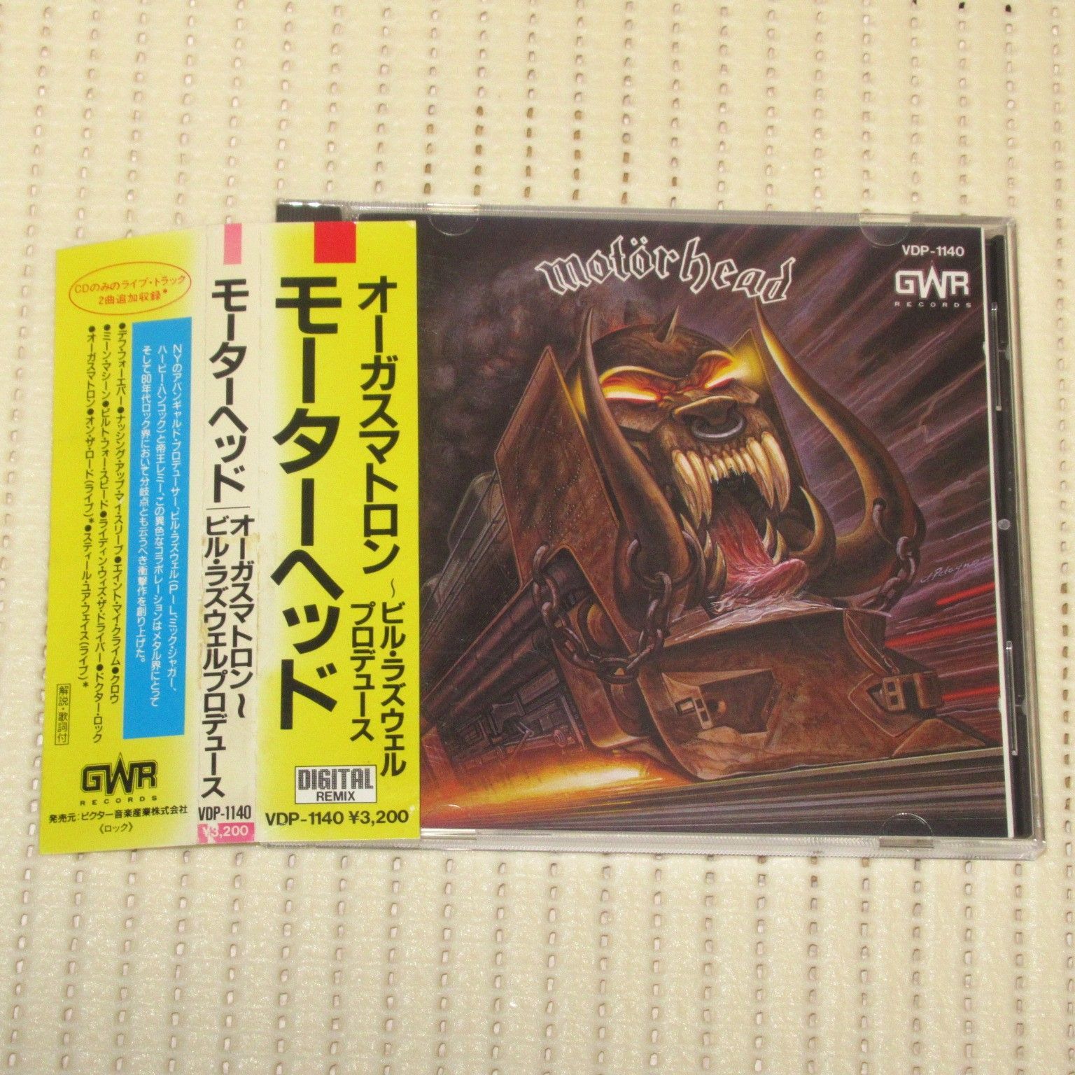 CD VDP-1140 3200円 モーターヘッド オーガスマトロン MOTORHEAD ORGASMATRO ビル ラズウェルプロデュース
