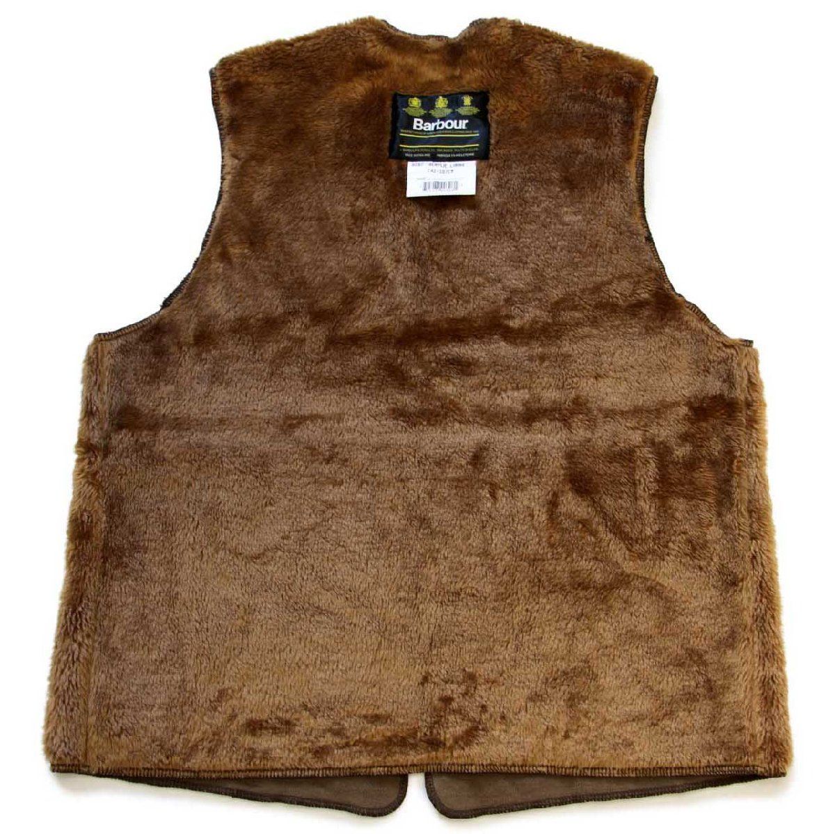 美品Barbour A297 ベスト C40/102CM パイルライニング A297】Barbour 3warrant 00s Pile Linner Vest 