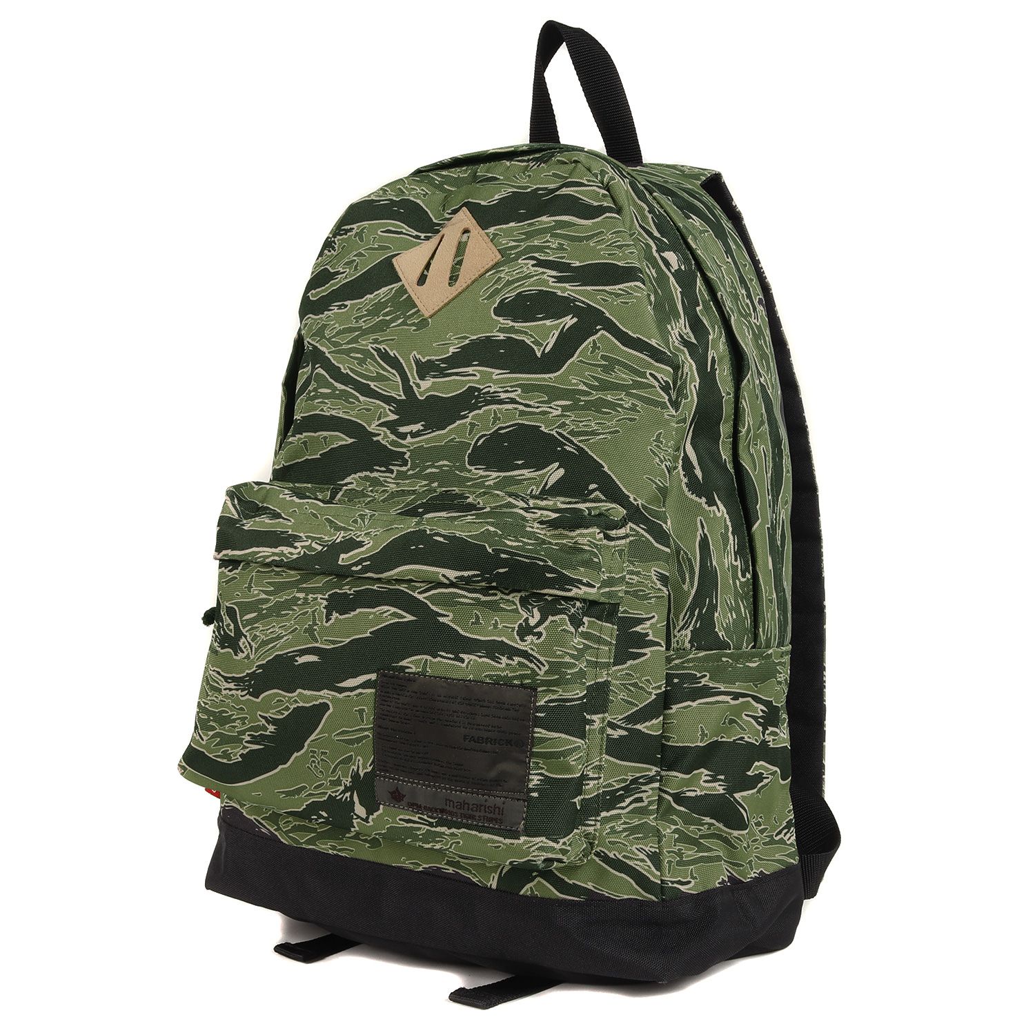 maharishi マハリシ MEDICOM TOY ×Coleman タイガーカモ デイパック バックパック BTS CLASSIC DAY グリーンカモ 迷彩 ブランド コラボ アイテム アウトドア 【メンズ】【中古】【美品】 美品 maharishi マハリシ MEDICOM TOY ×Coleman タイガーカモ
